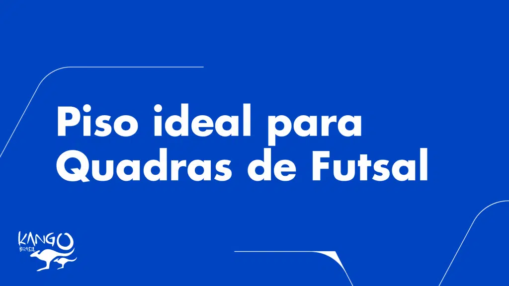 Piso para quadra de futsal